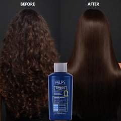 Aplicación profesional de Omega Zero Resistance en cabello