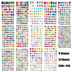 Gemas adhesivas FEMBW cuadradas para decoraciones creativas en nail art