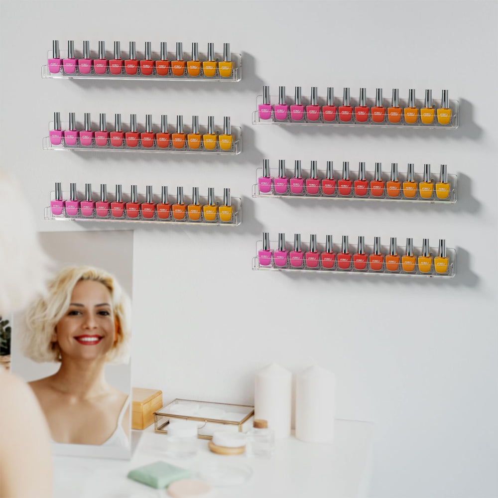 FEMELI salon display helps clients view options at a glance