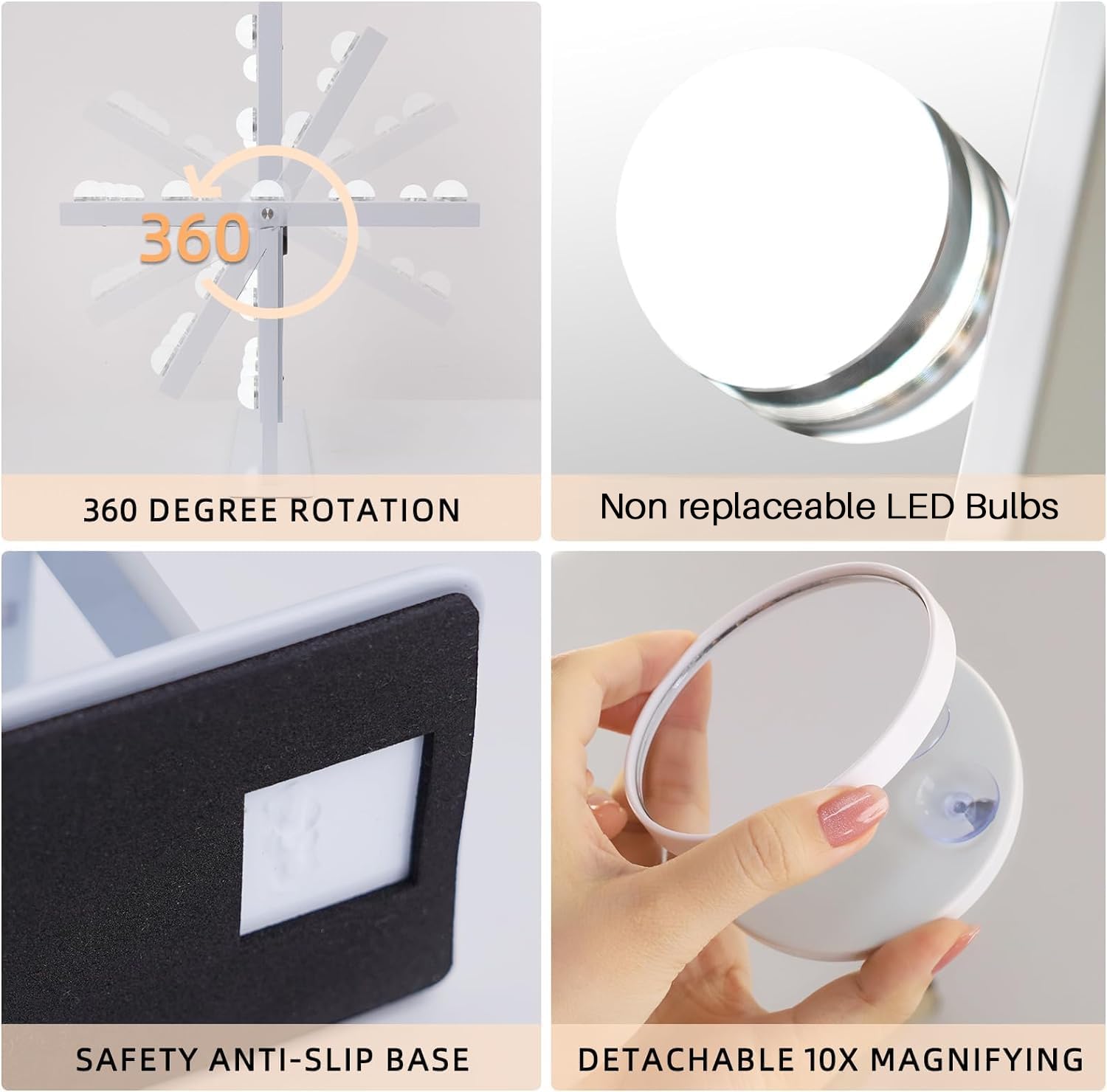 Fenchilin 360-degree rotation to find the perfect angle for any routine.