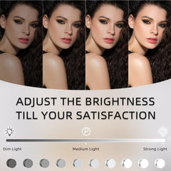 Fenchilin smart touch control panel close-up enabling easy brightness and mode adjustments.