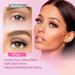 FENG BEAUTY beginner friendly lashes help quick and easy application