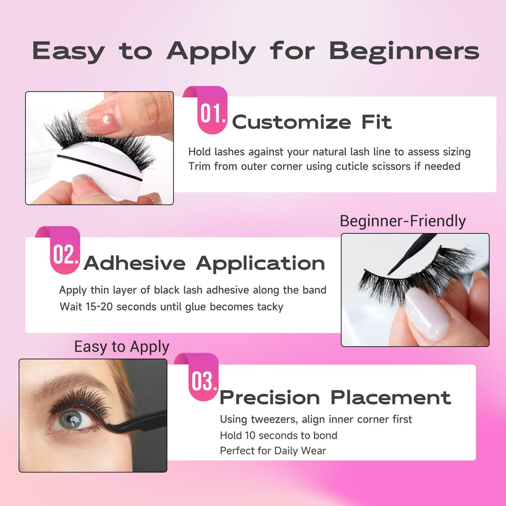 FENG BEAUTY daily glam lashes suitable for work and dates