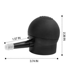 Fenmor silicone and plastic spray apparatus designed for safe scalp use.