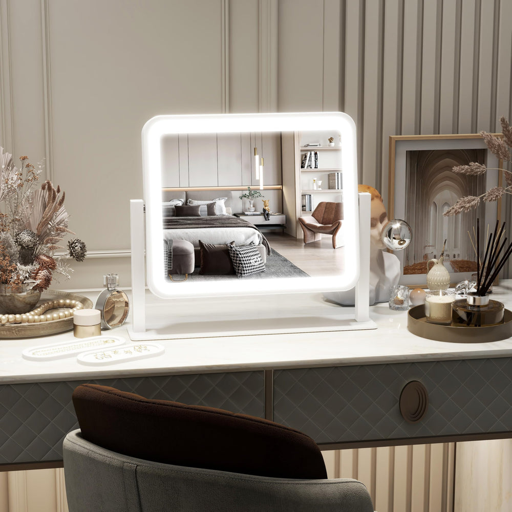 FENNIO vanity mirror tabletop design suited for desk or dresser