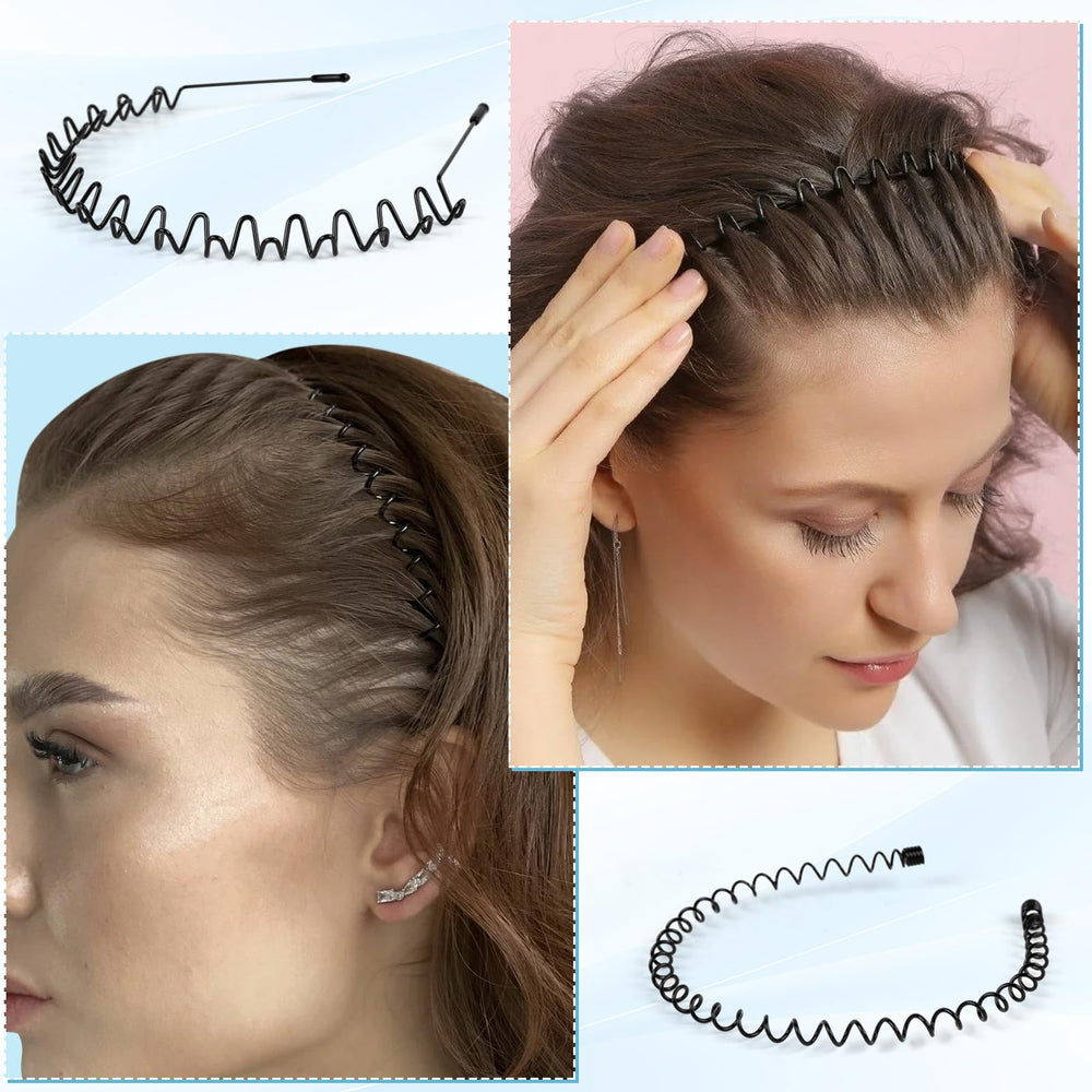 Fenshine style 4 metal headband with adjustable fit for most head sizes