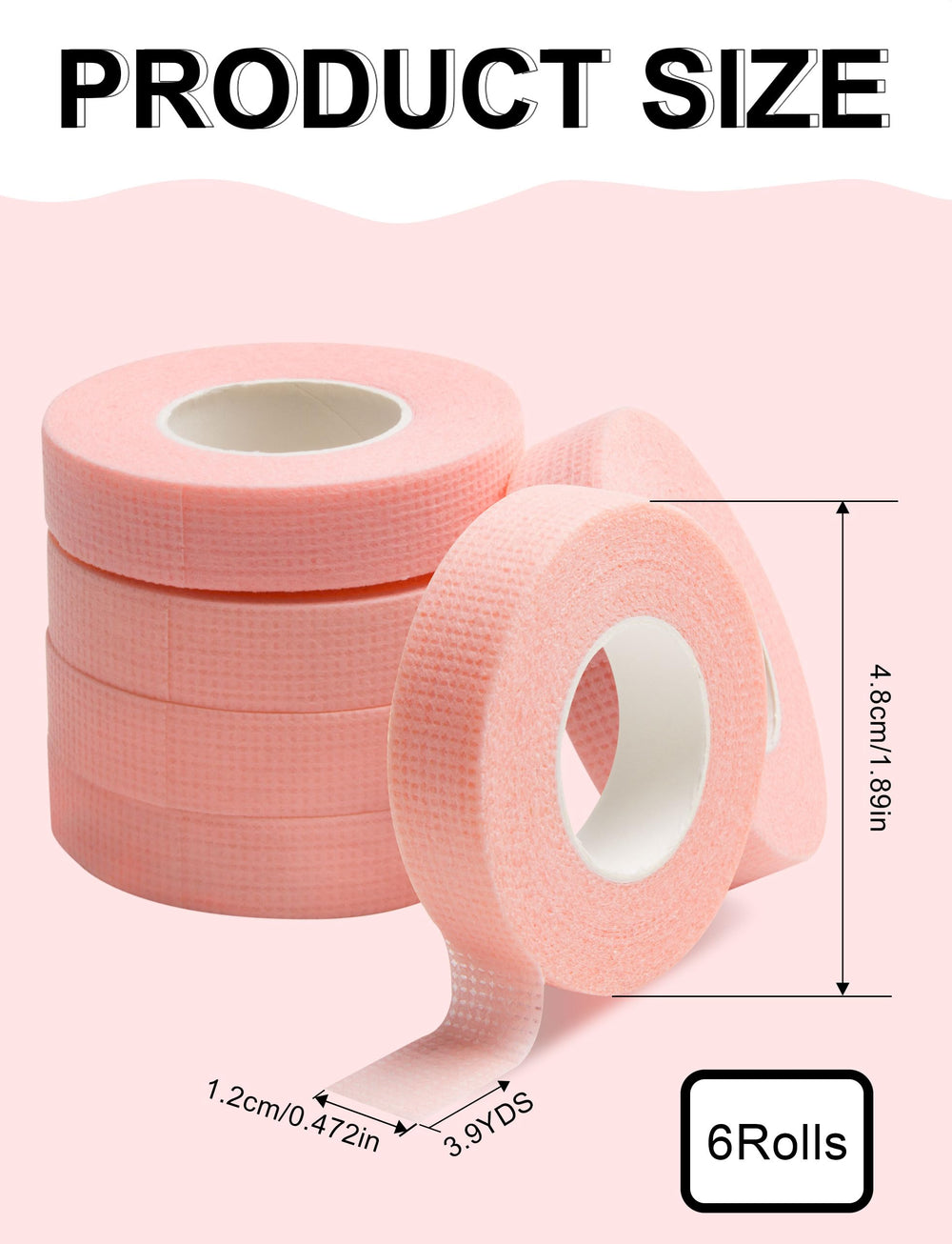 Fenshine lash extension tape demonstrates easy removal with minimal tug.