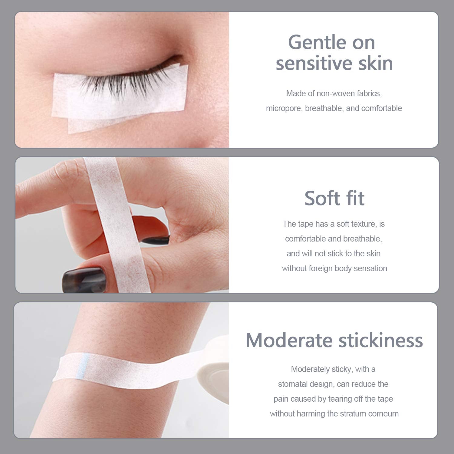 Fenshine micropore tape pack shows ten rolls in set.