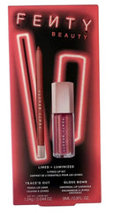Fenty Beauty Lined + Luminized set front view showing the duo with holographic shine
