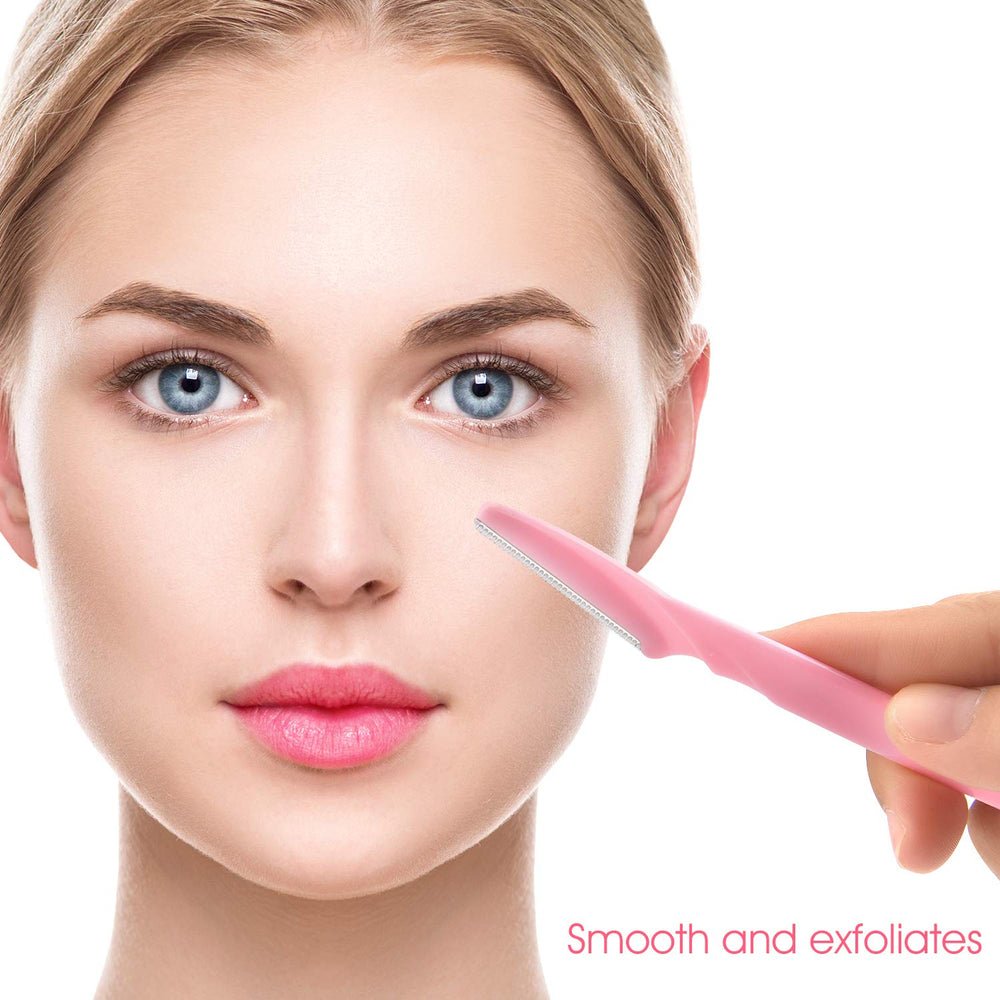 FEPITO eyebrow razor demonstrates multi-use applications for both women and men.