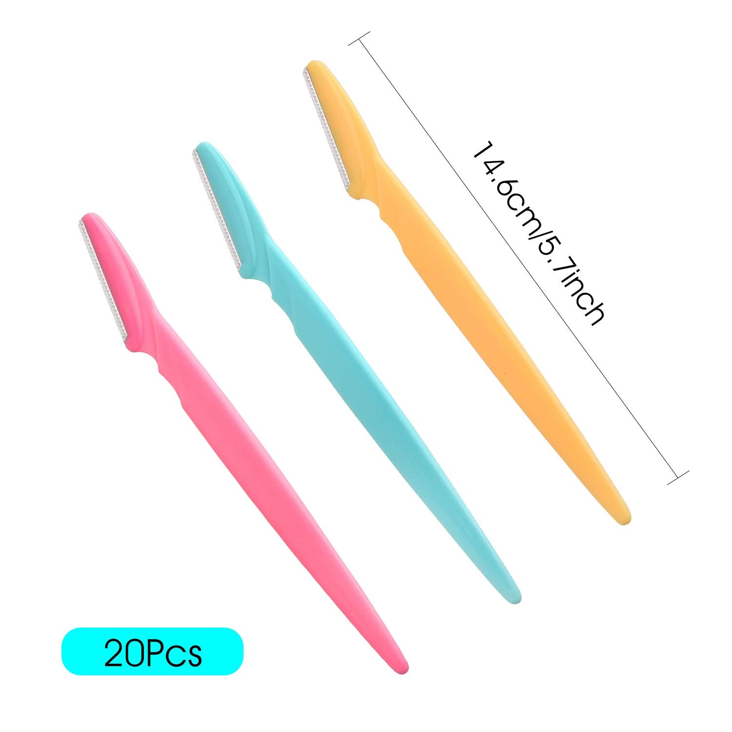 FEPITO eyebrow razor safety design emphasizes protective cover and skin-friendly use.