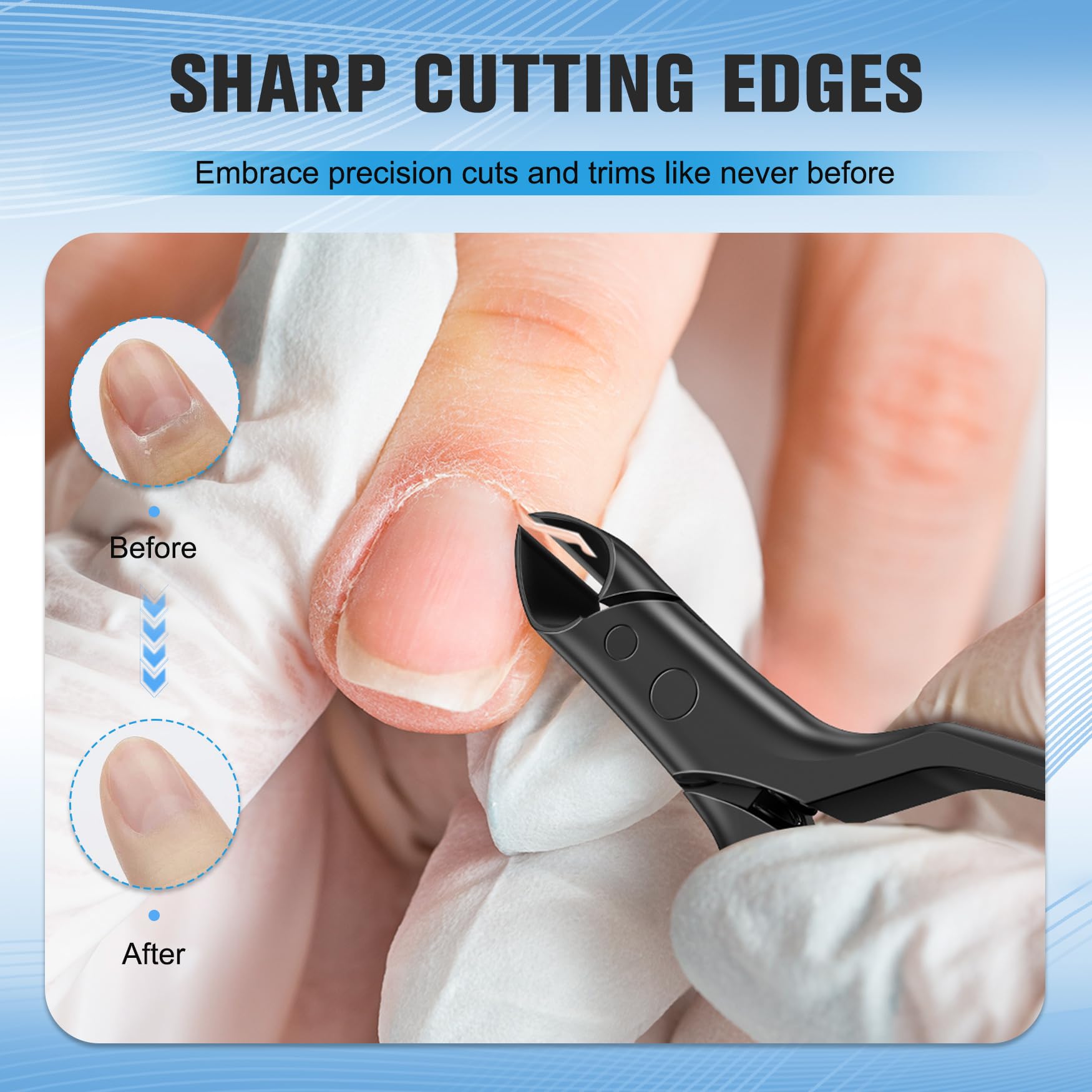 FERYES 4R13 stainless steel nippers with built-in spring for smooth use