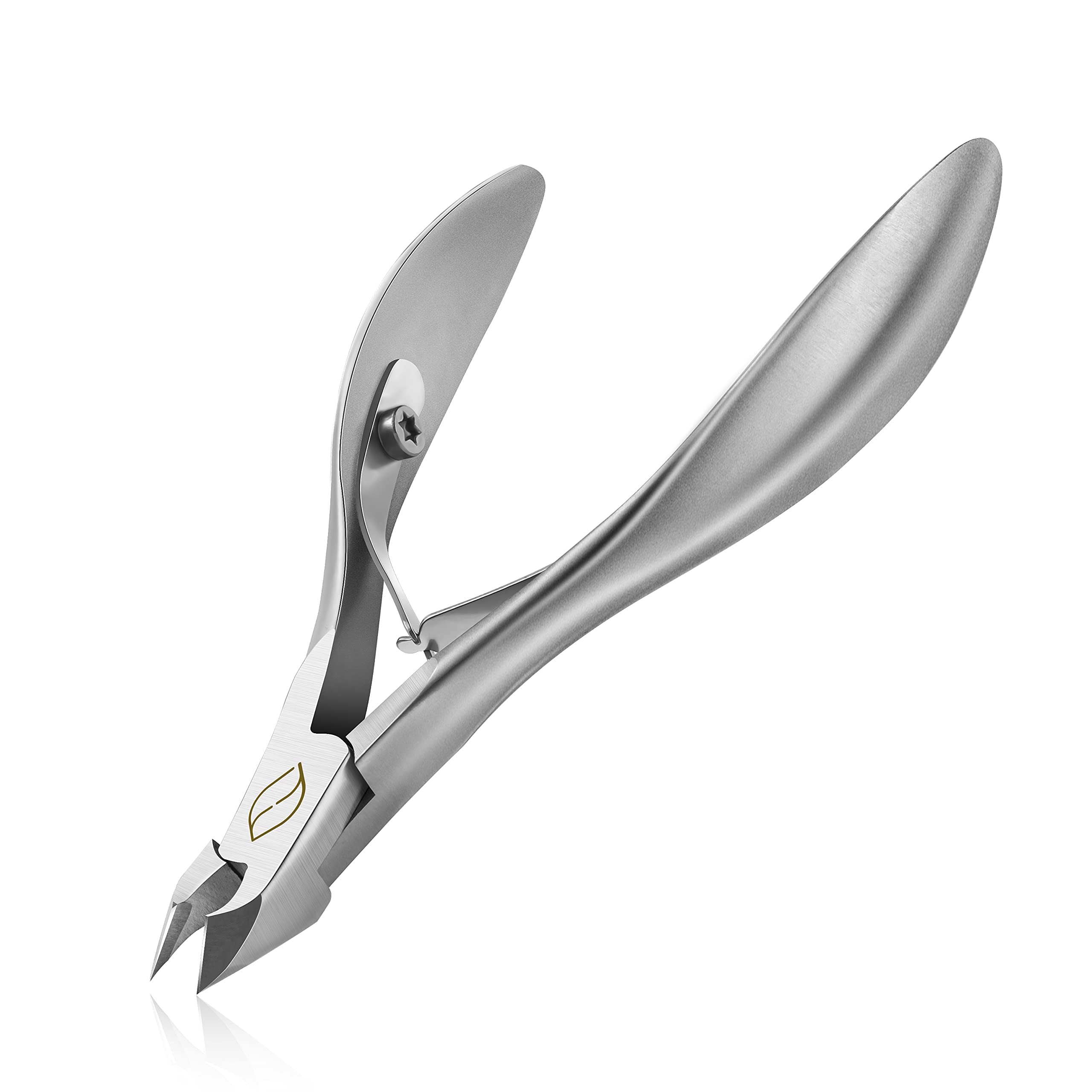 FERYES cuticle clippers half-jaw close-up showing precise trimming capability