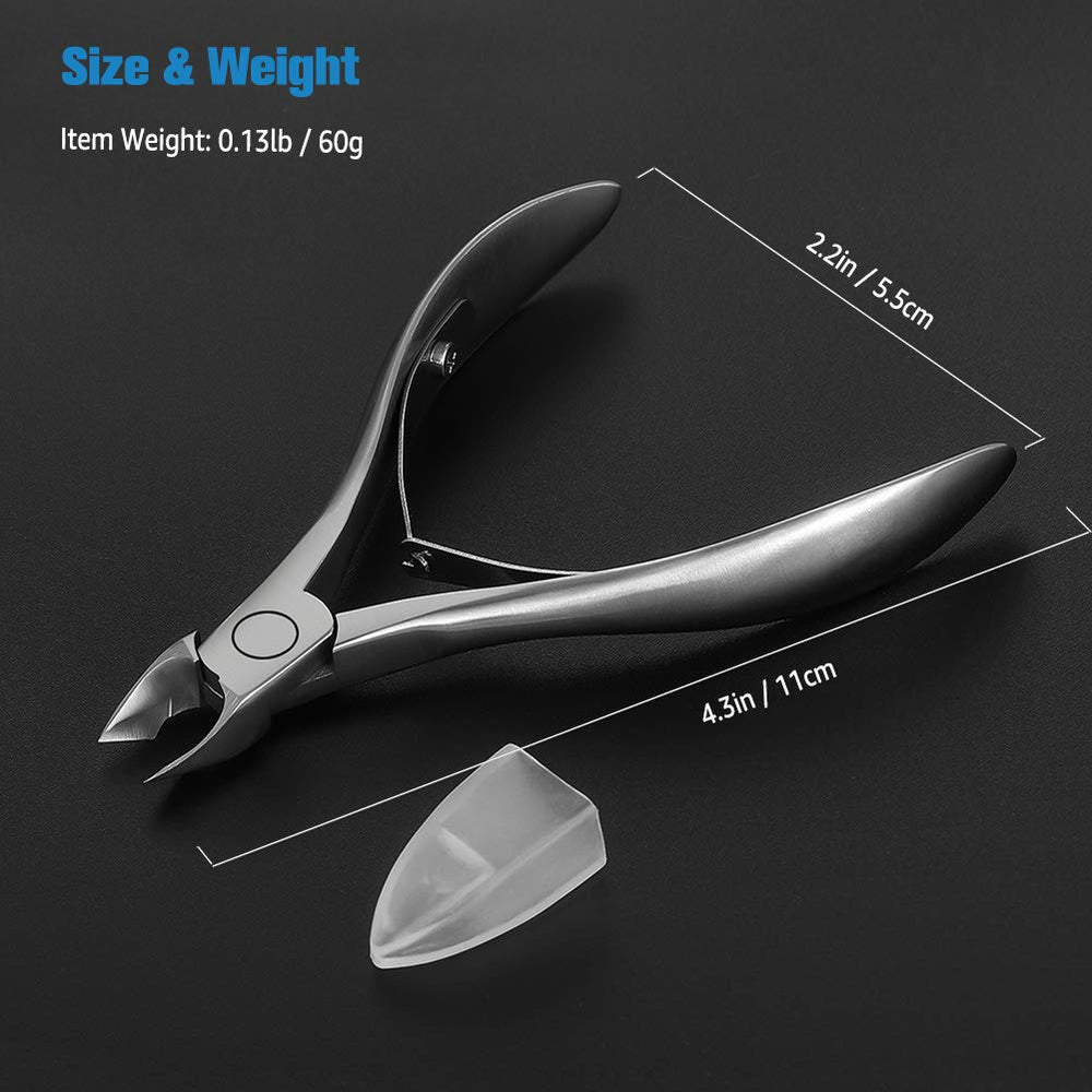 FERYES cuticle clippers designed for left and right-handed use