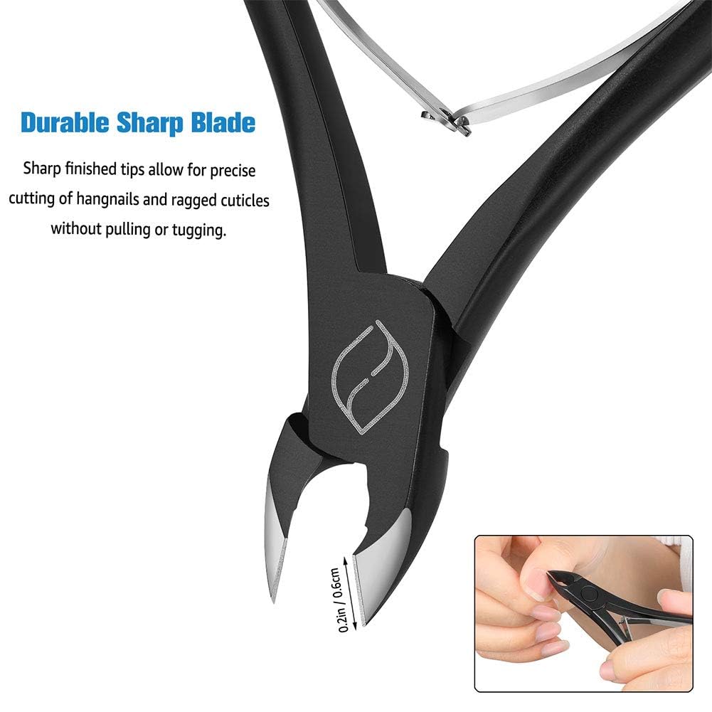 FERYES ergonomic handle fits both hands comfortably.