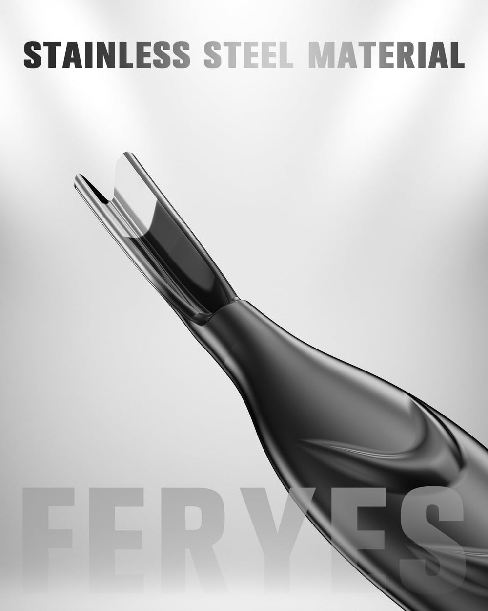 FERYES U-shape cuticle trimmer design for easy maintenance at home