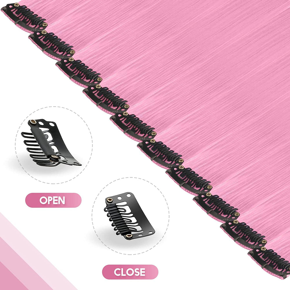 FESHFEN double-weft clip-in design for secure wear