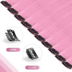 FESHFEN double-weft clip-in design for secure wear