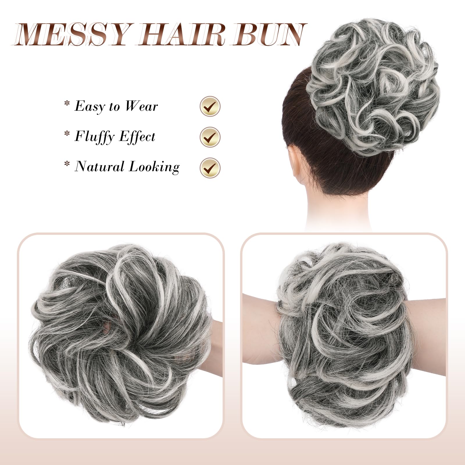 Feshfen heat-resistant synthetic fiber blends with various hair types.