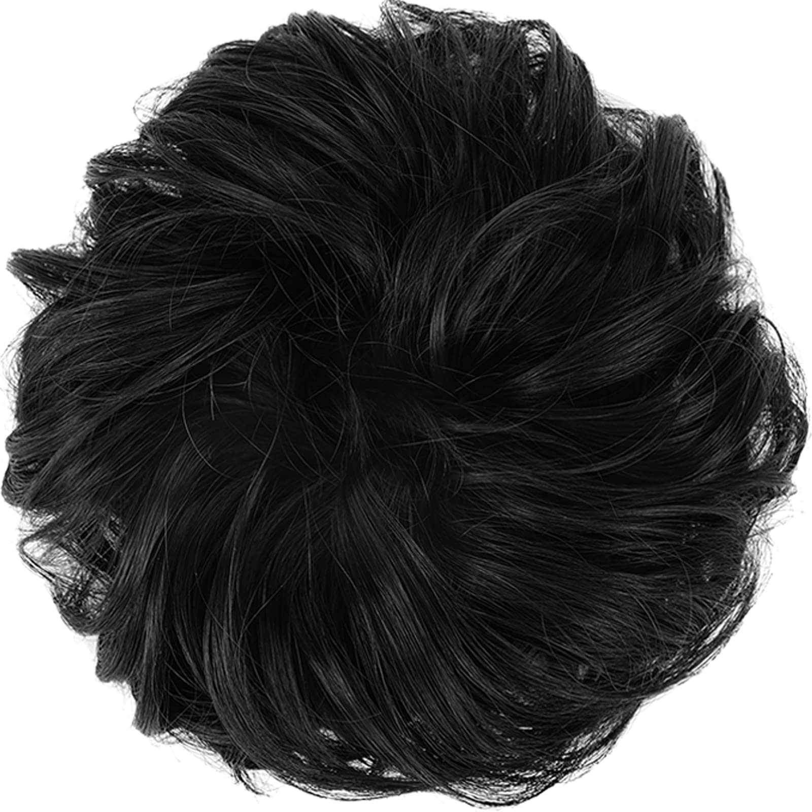 FESHFEN wavy synthetic chignon blends naturally with soft texture.