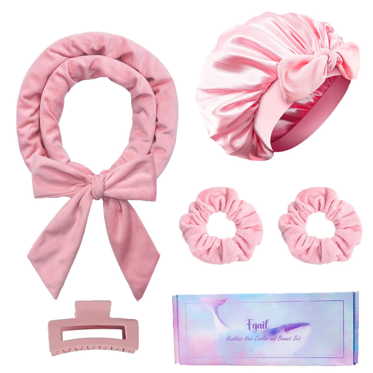 Fgail heatless curler overnight rod for no-heat, defined morning waves.
