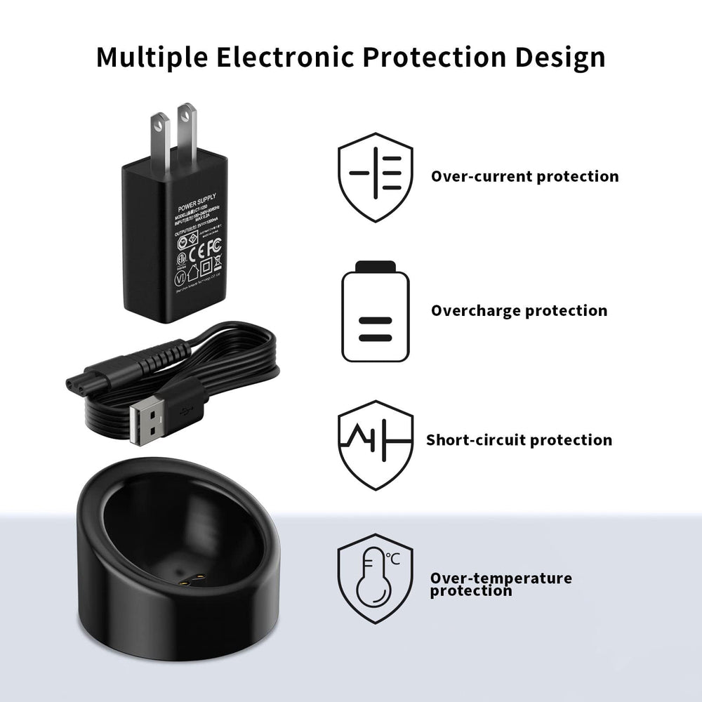 FGIEU compact charger dock with 1.5m cord offers flexible placement