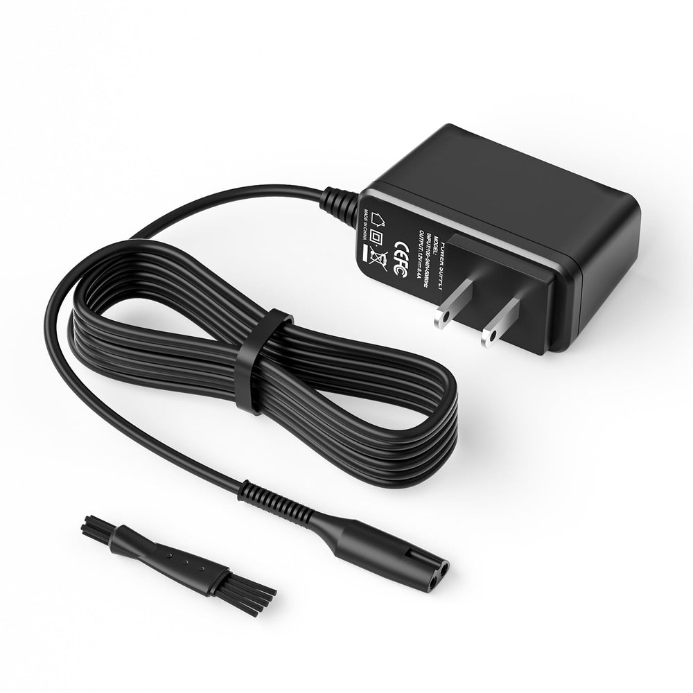 FGIEU 12V shaver charger compatible with Braun models for reliable charging