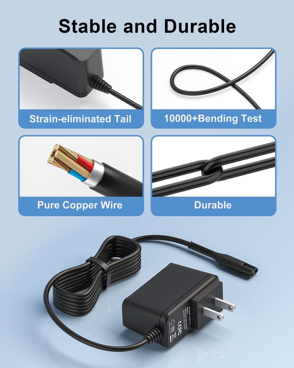 FGIEU packaging includes charger for immediate setup and simple use