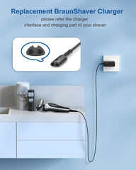 FGIEU 12V shaver charger delivers steady 12V 400mA for consistent grooming sessions