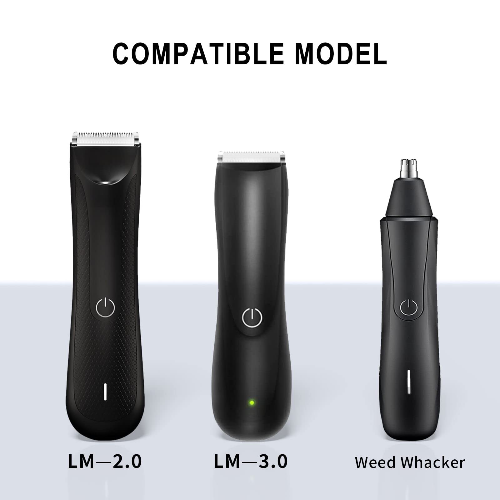 FGIEU electric groin hair trimmer charger dock ensures stable power between sessions