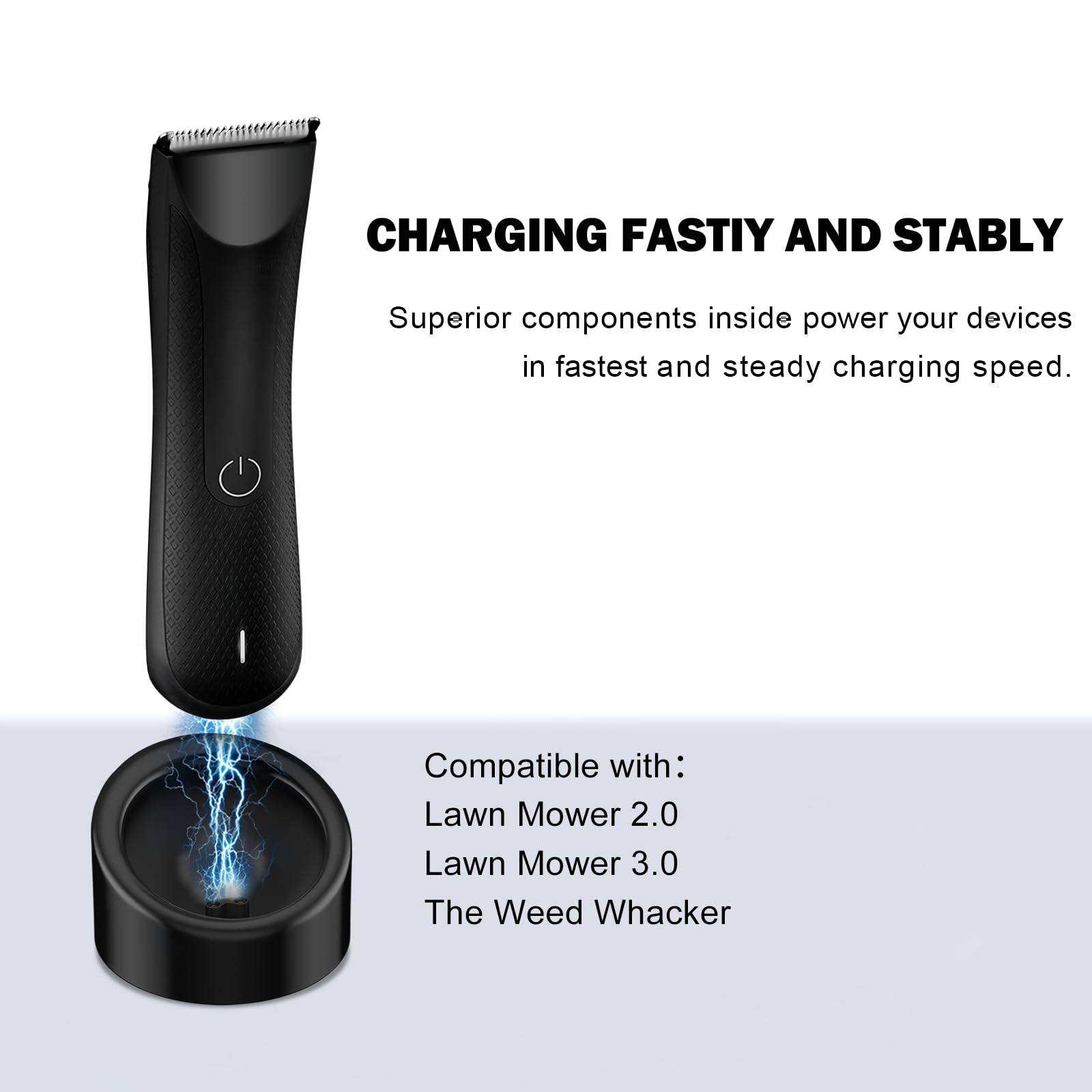 FGIEU weed wacker nose ear trimmer charger dock keeps devices ready