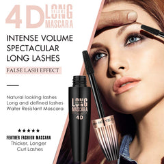 FGHJ mascara wand closeup showing sleek brush for smooth, clump-free application.