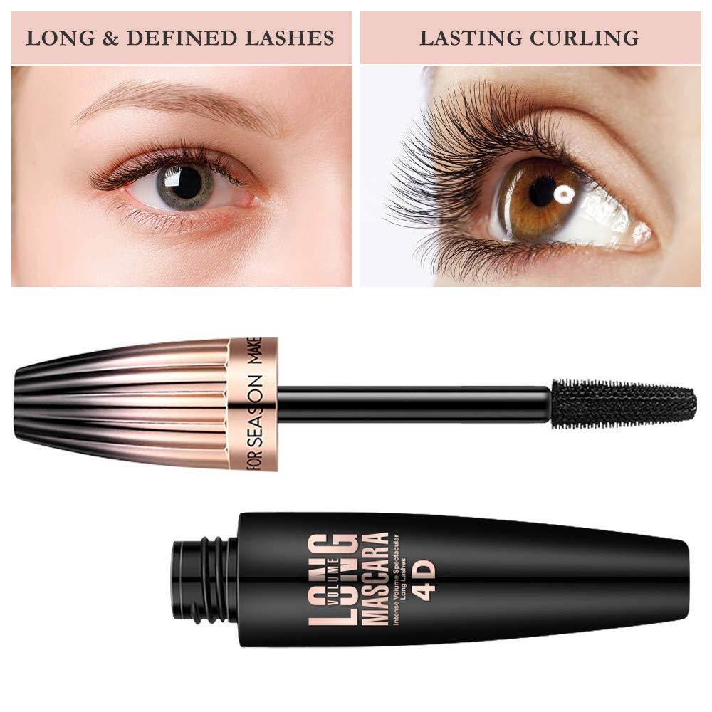 FGHJ waterproof hold demonstration for smudge-proof lashes.