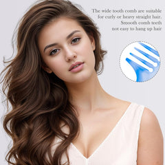 FHALLYNN dual-purpose comb combines wide and fine teeth for versatile care