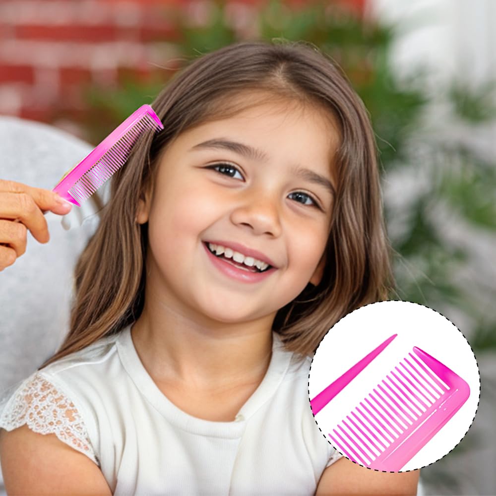 FHALLYNN Pink Hair Comb Set bonus bands for secure updos and quick fixes.