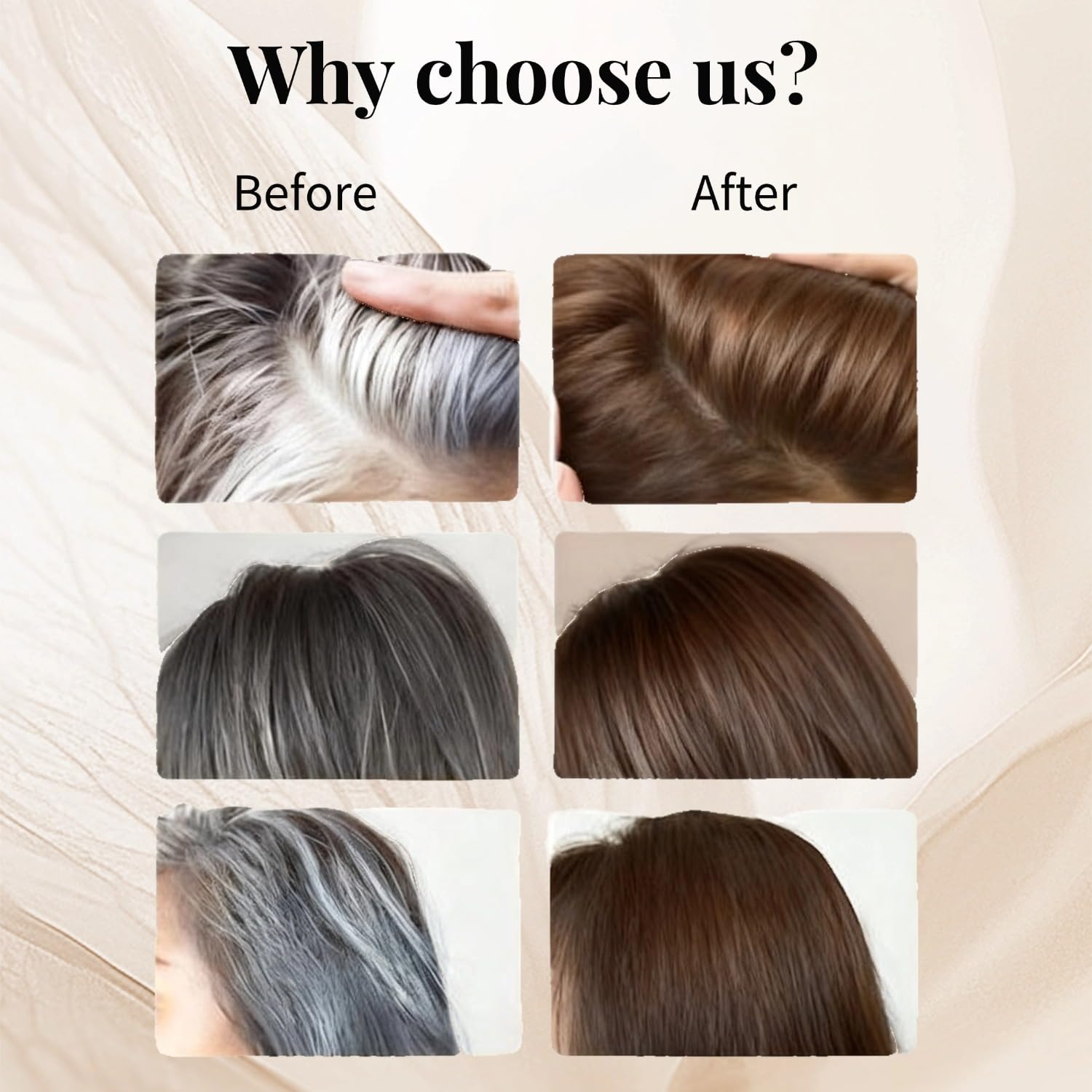 FHH Chemical-free dye stick provides natural pigment deposition without irritation.