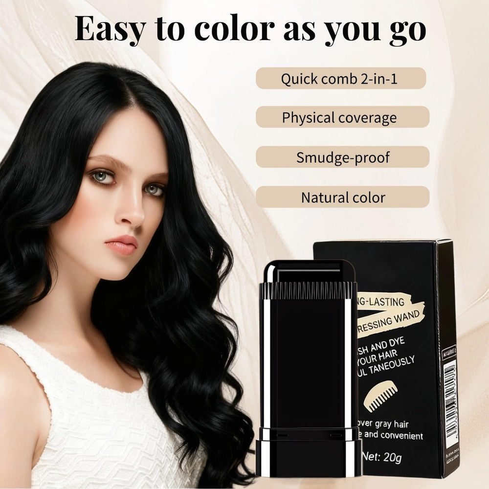 FHH Hair Dye Comb uses natural pigments for color without harsh chemicals.