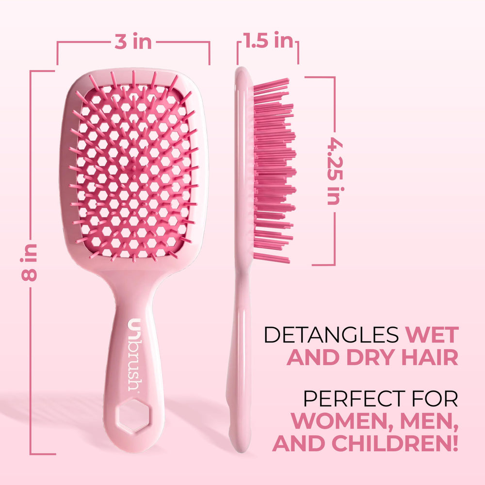 FHI Heat UNbrush features 58 long bristles for detangling