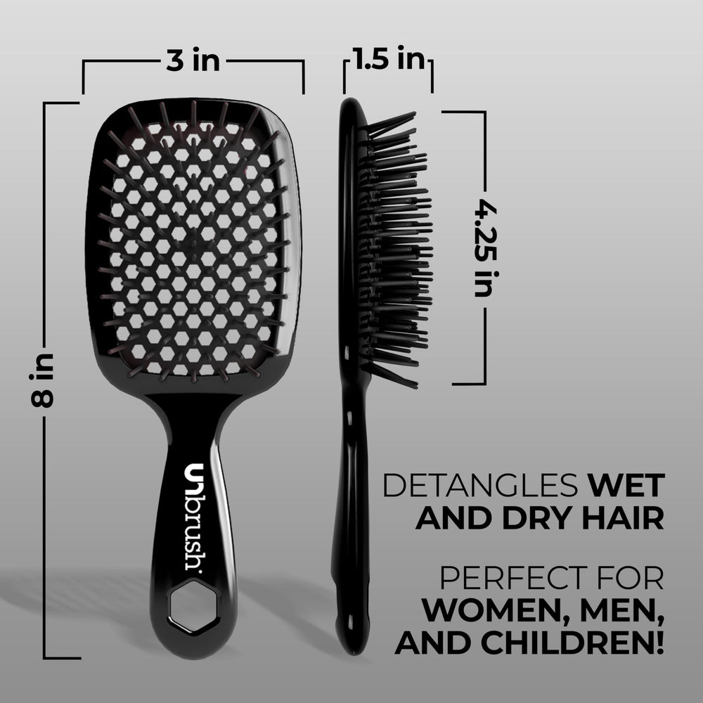 FHI Heat UNbrush features 58 long bristles for thorough detangling.