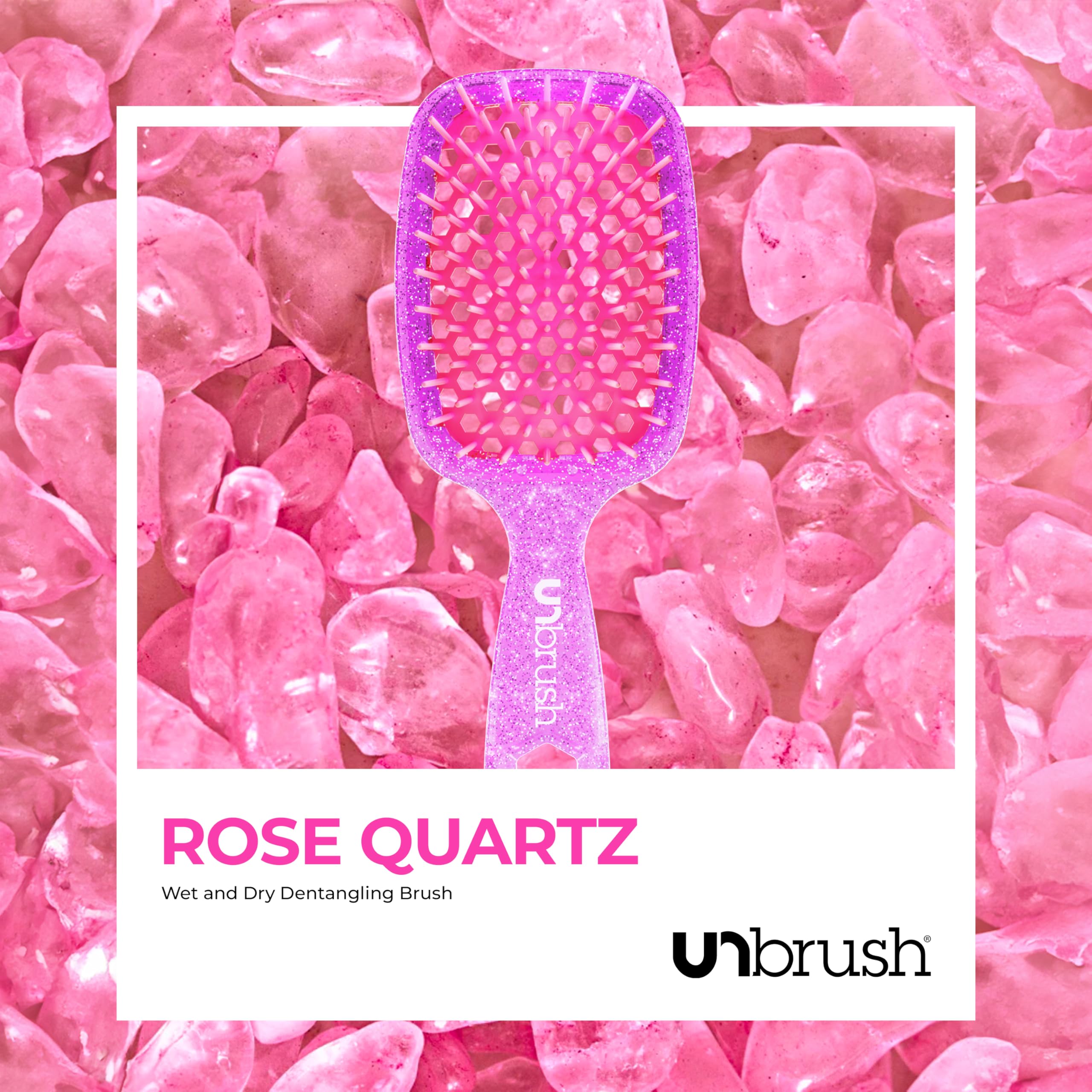FHI Heat UNbrush anti-static bristles reduce friction during detangling.