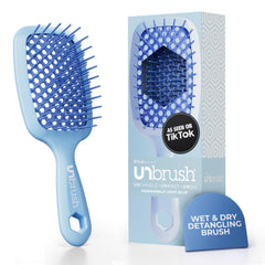 FHI Heat UNbrush detangler brush on wet or dry hair for gentle detangling