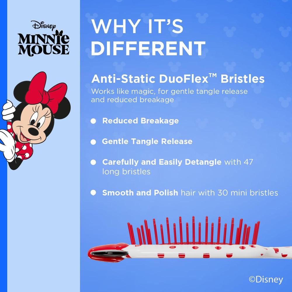 FHI Heat UNbrush Disney 105 dual-length bristles detangle knots and smooth