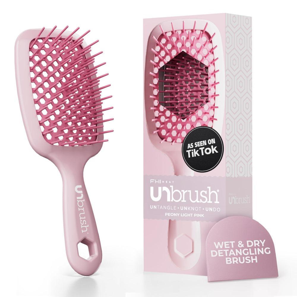 FHI Heat UNbrush with duoFlex anti-static bristles for pain-free detangling