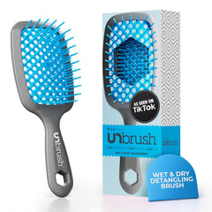 FHI Heat UNbrush with duoflex bristles closeup for gentle detangling