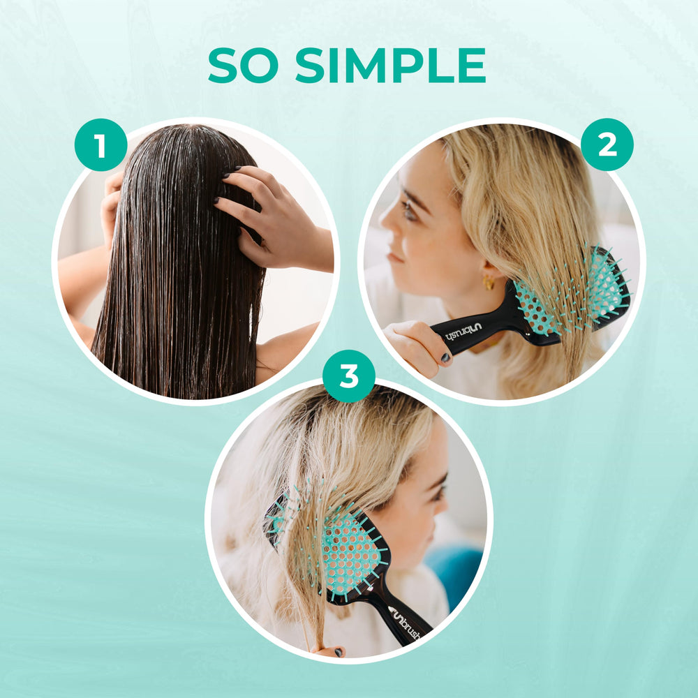 FHI Heat UNbrush ergonomic grip supports extended use.