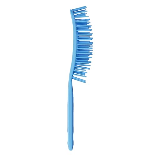 Cushion base bending along the scalp for soothing detangling on FHI Heat UNbrush Flex.