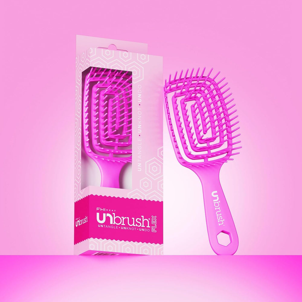 FHI Heat UNbrush Flex lightweight handle for comfortable daily use.