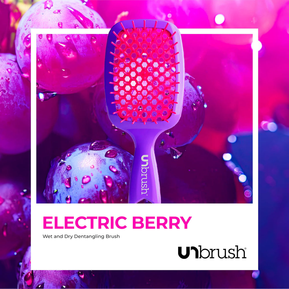 FHI Heat UNbrush long bristles focus on detangling thick hair.