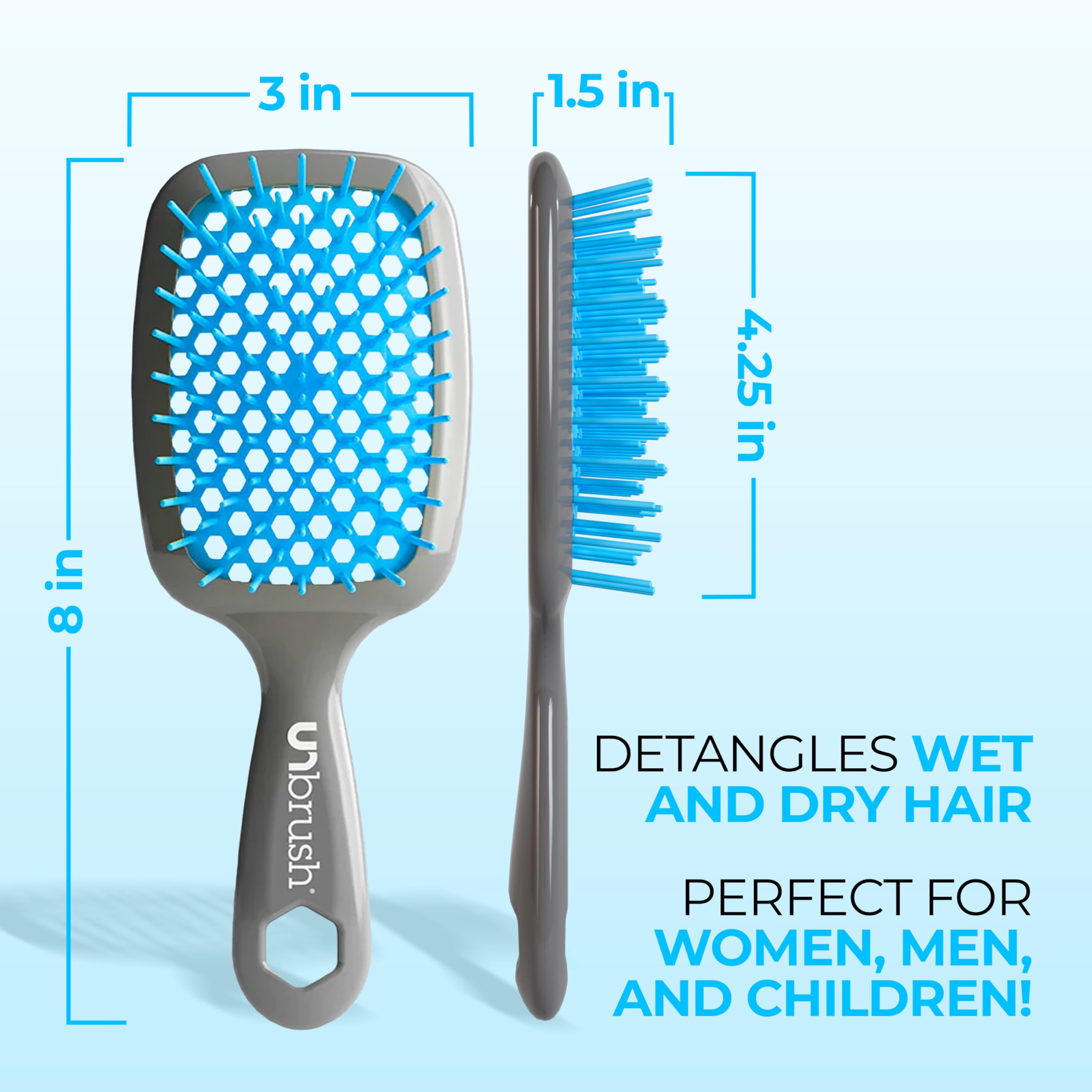 FHI Heat UNbrush long bristles detangle thoroughly
