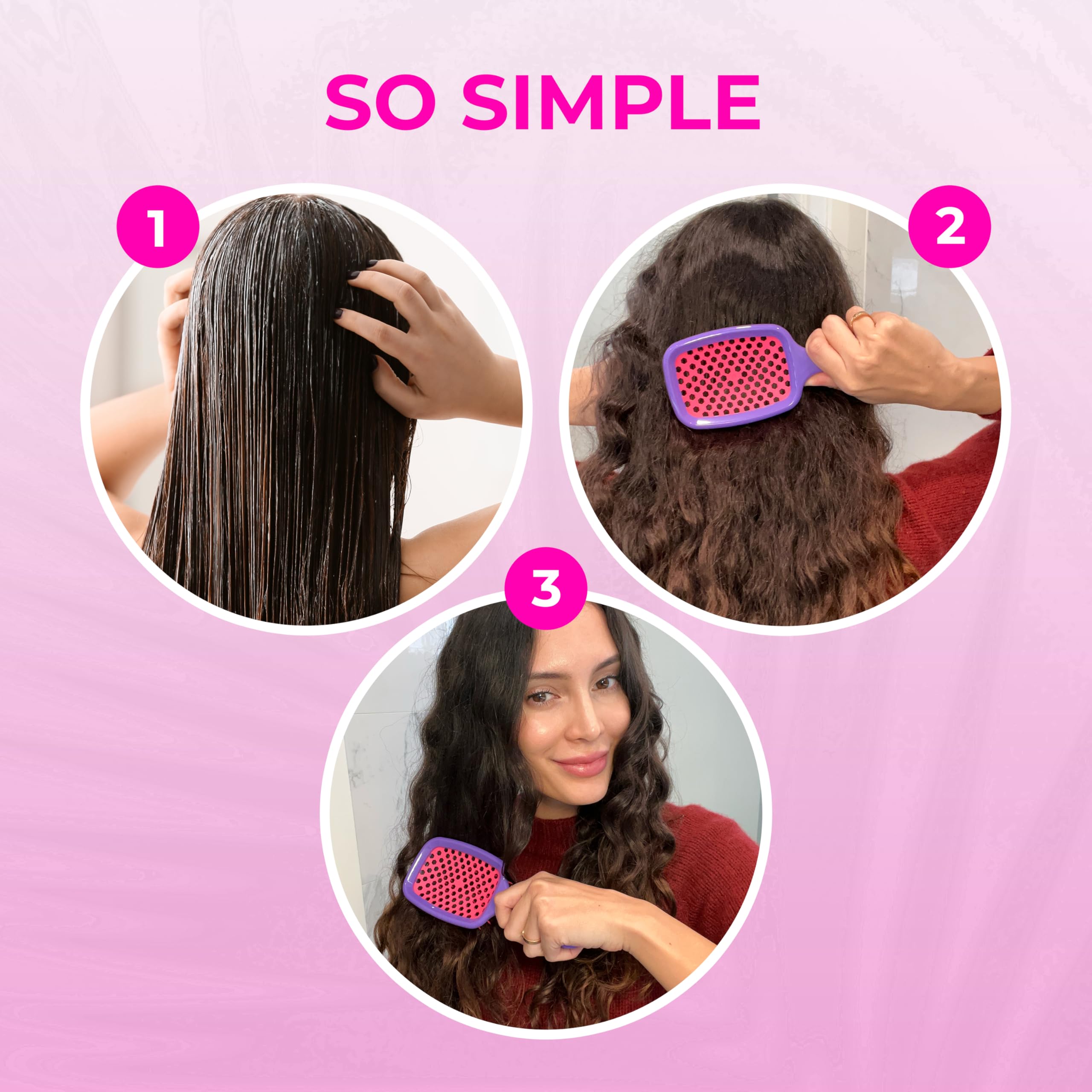 FHI Heat UNbrush mini bristles detail for smoothing and finishing.